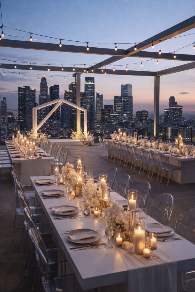Sleek-Modern-Rooftop-Wedding